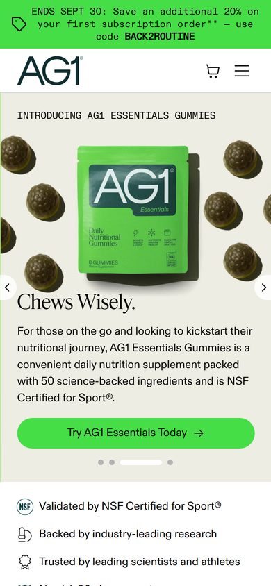 AG1 (Athletic Greens)